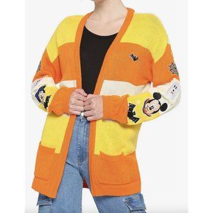 Disney Halloween Cardigan Mickey Minnie Mouse Cand